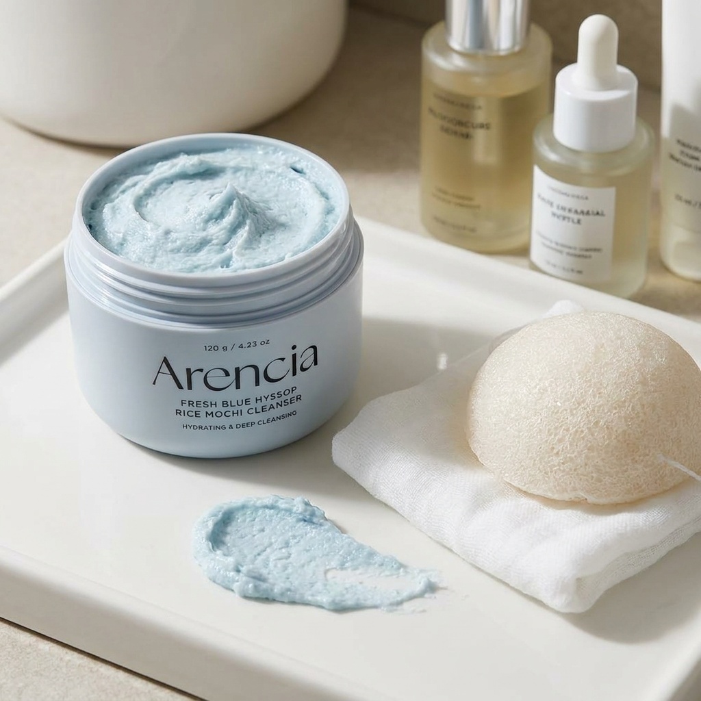 Cuándo encaja Arencia Fresh Blue Hyssop Rice Mochi Cleanser en una rutina ya cargada de activos