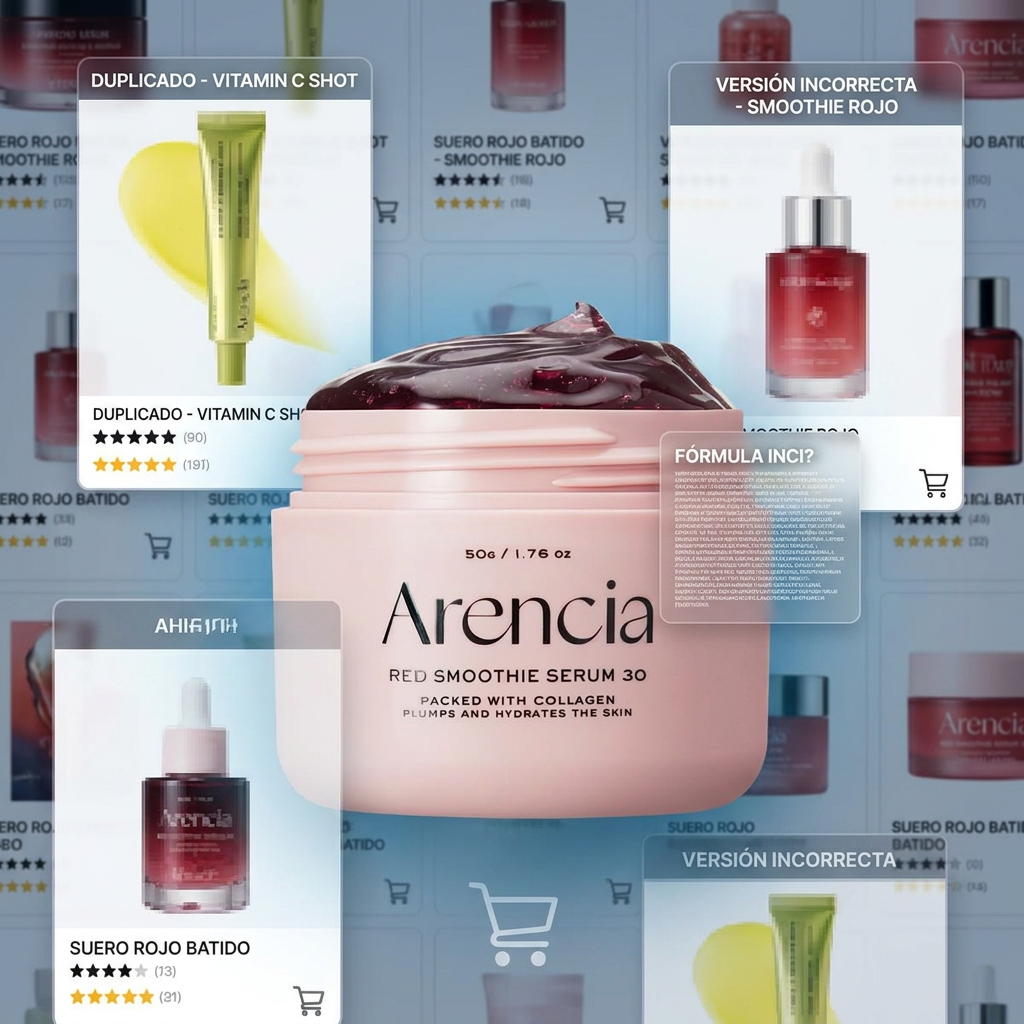 Compra segura y autenticidad al buscar Arencia Red Smoothie Serum en España